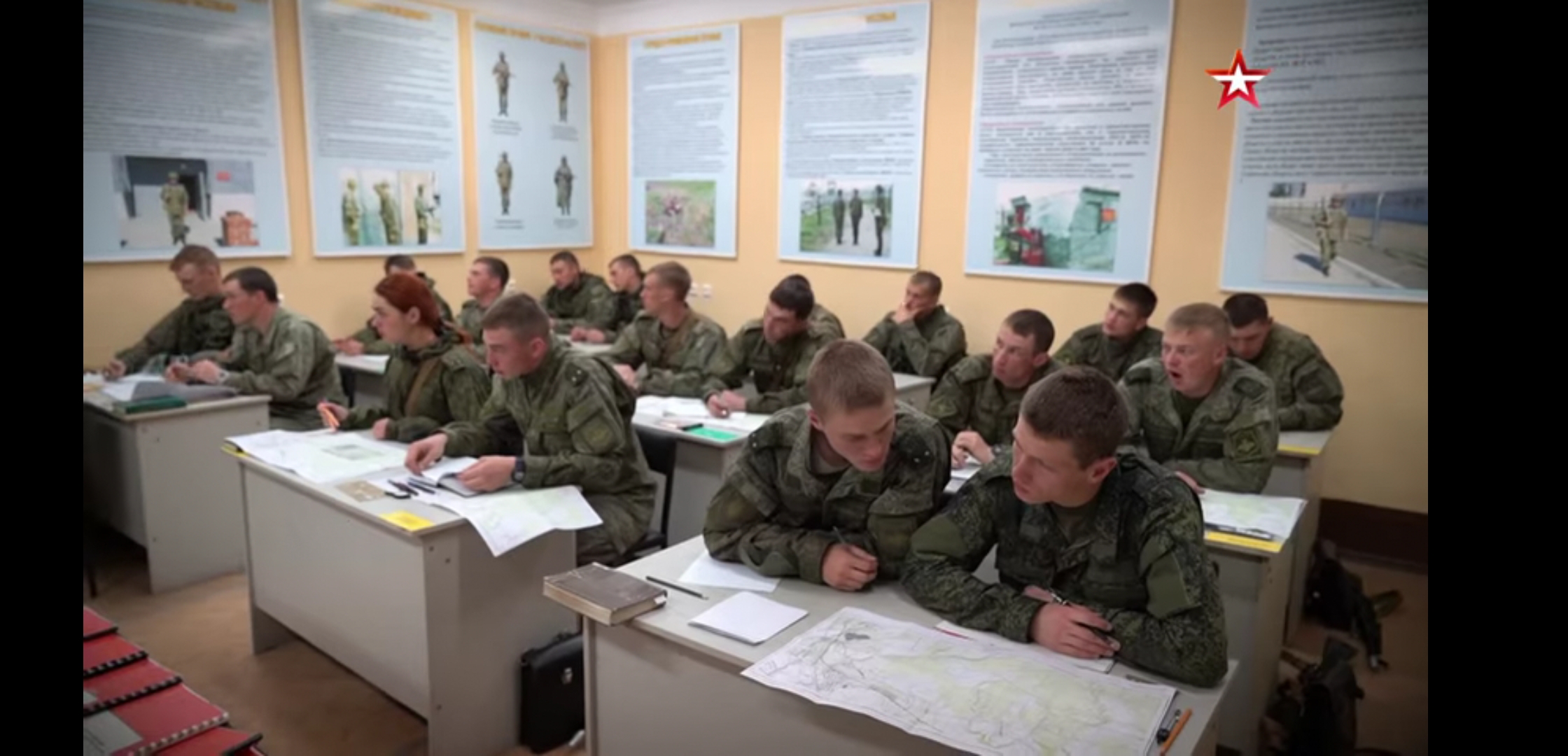 Учебный момент в военной части